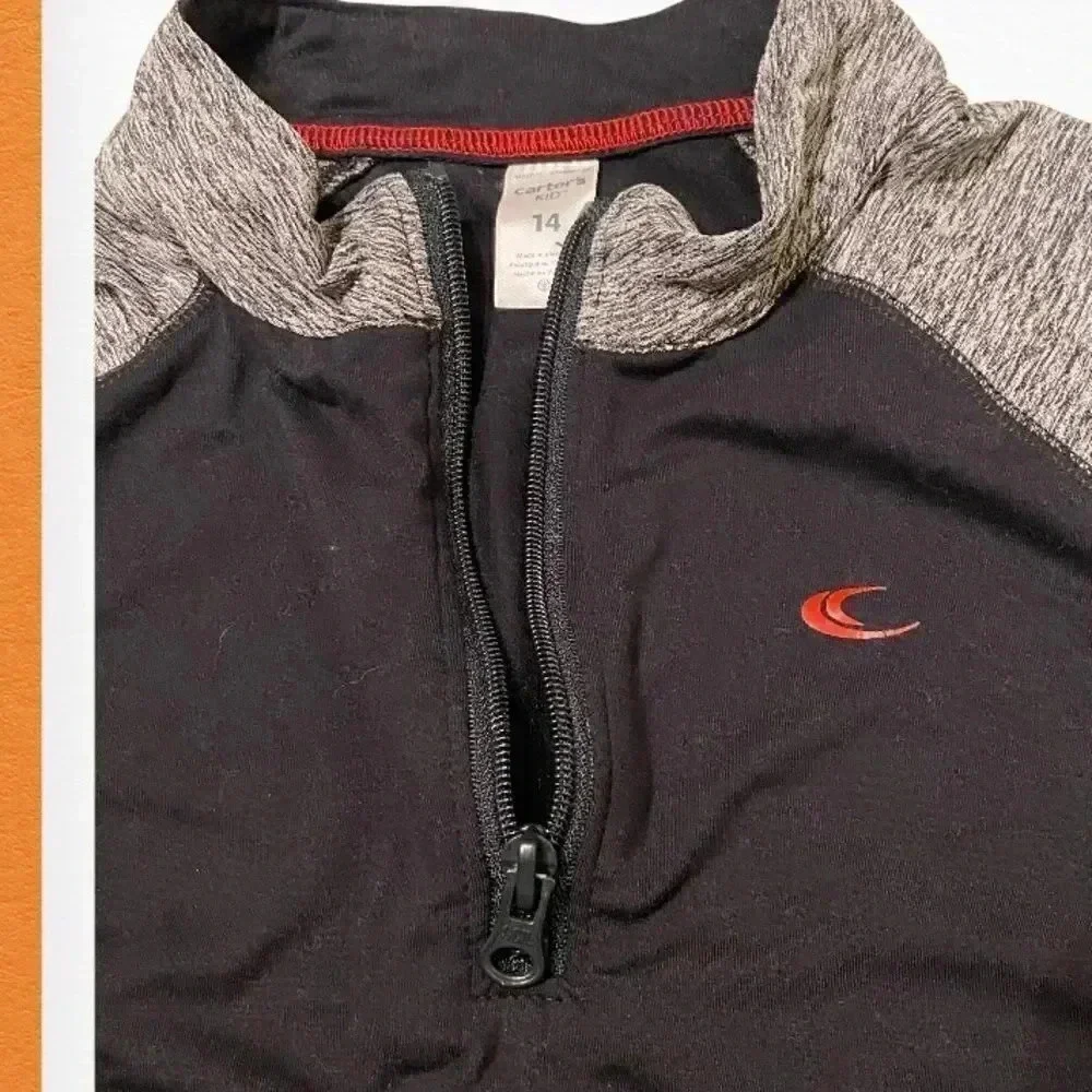 Carter’s size 14 polyester quick dry quarter zip